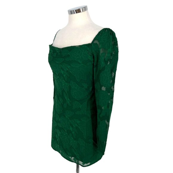 Princess Polly Star Power Mini Dress in Forest Green Size 2 US NWT - Picture 6 of 12